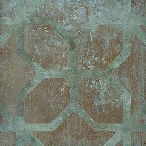 Ceralto Neroli Stone carrelage sol et mur - 14x14cm - 9mm - carré - décor - R9 - emerald mat (vert) SW795697