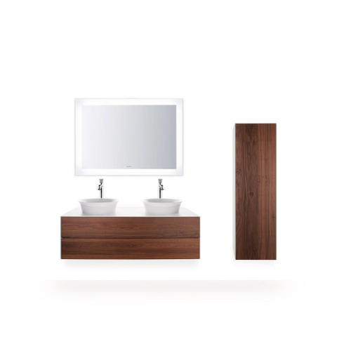 Duravit white tulip lavabo de comptoir 43x43cm céramique rond blanc brillant SW640494