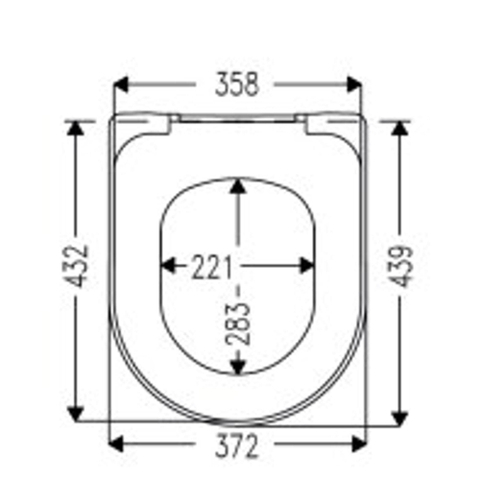 Villeroy & Boch Antao Abattant de WC - avec fonction de fermeture automatique (SoftClosing) - avec abattant amovible - (QuickRelease) - Almond SW917873