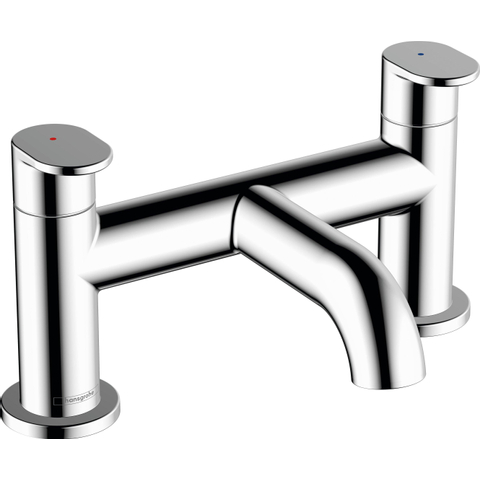 Hansgrohe Vernis Blend badkraan 2-gats badrand - hoogglans chroom SW651266