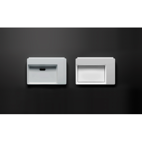 Clou Flush lave-mains 35,5x24,5cm sans trou de robinetterie céramique blanc brillant SW106236