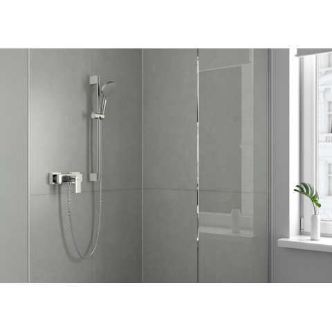 Hansgrohe Vernis Shape Eengreeps douchekraan - opbouw - hoogglans chroom SW651471