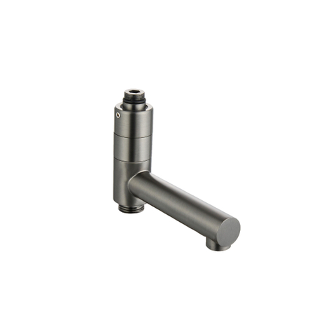 Fortifura Calvi baduitloop draaibaar - passend bij regendouche - gunmetal (antraciet) SW1470207