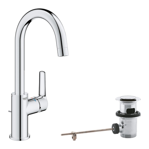 GROHE Start Ensemble de robinet - haut - bec pivotant - chrome SW863404