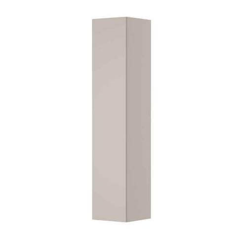 INK Armoire de salle de bains - 35x35x169cm - 1 porte - ouvrant à gauche et à droite - sans poignée - MDF laqué Gris cachemire mat SW798299