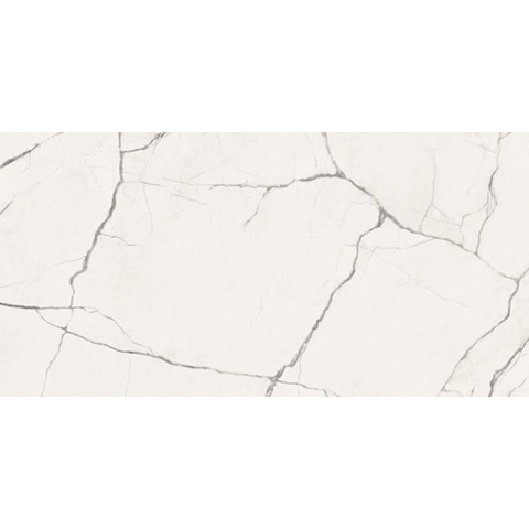 Ceralto Marvella Marble Carreau de sol - 60X120 - 6.5mm - brillant - blanc SW1578770