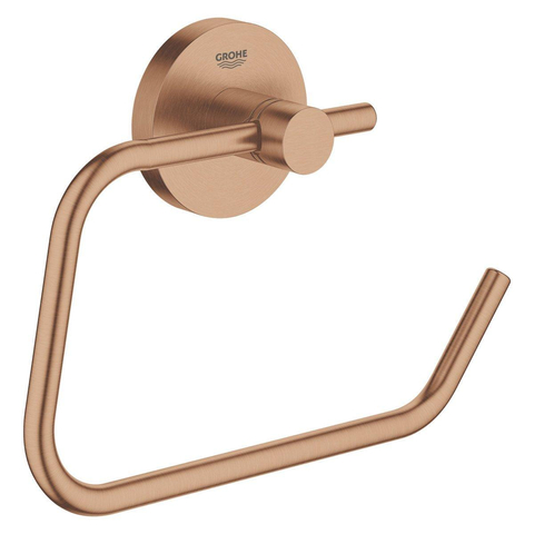 GROHE Essentials Toilet accessoireset 3-delig met toiletborstelhouder, handdoekhaak en toiletrolhouder zonder klep brushed warm sunset SW419868