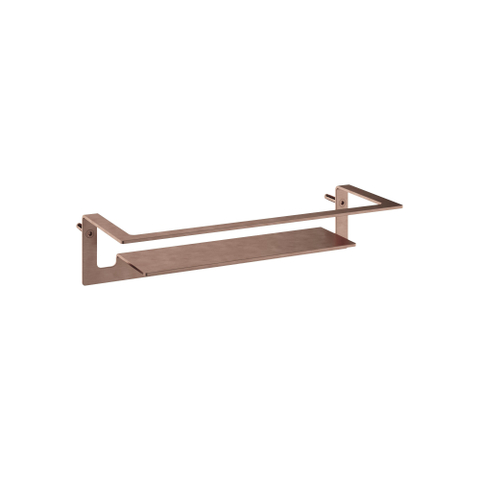 Hotbath Archie Design Douchekorf - recht - PVD - geborsteld koper SW799022
