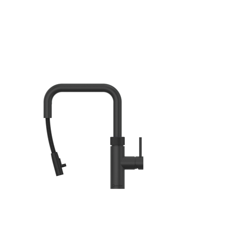 Quooker BE Flex Square Robinet d'eau bouillante - bec pivotant et extractible - réservoir PRO3 - eau bouillante - noir SW1419537