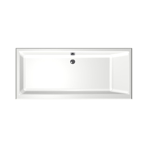 Xenz Kristal Baignoire - 170x75x48 - bonde Centrale - acrylique - blanc SW378441
