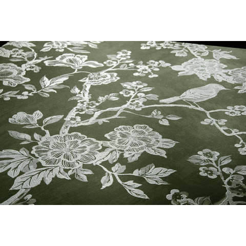 Ceralto Spectra Bande décorative - 60x120cm - 10.0mm - rectifié - Floral olive SW704697