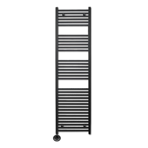 Sanicare Lumara Radiateur electrique - 170x50cm - 1026W - thermostat noir - en bas à gauche - aluminium - noir mat SW1581509
