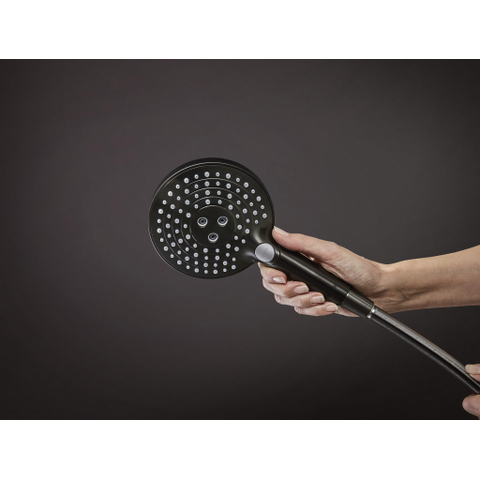 Hansgrohe Raindance Select S Handdouche 120 - 3jet powderrain - geborsteld zwart chroom SW541891