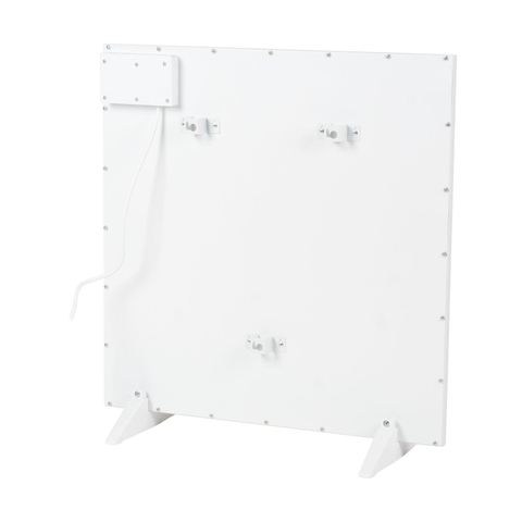 Eurom E-infrared Panneau infrarouge - 63.8x64cm - IP24 - 425watt - sol/mur - Vertical - métal blanc mat SW999836