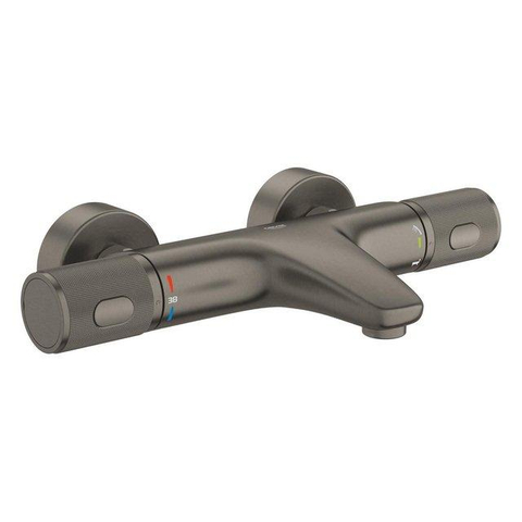 Grohe Vitalio Joy Badset - 175cm handdouche - 3 straalsoorten - thermostaatkraan - brushed hard graphite (antraciet) SW1576522