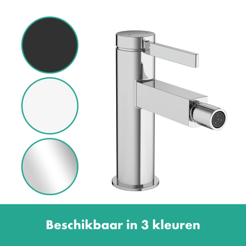 Hansgrohe Finoris Eengreeps bidetkraan - met afvoerplug - hoogglans chroom SW651059
