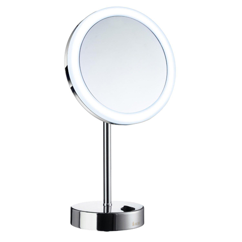 Smedbo miroir grossissant sur pied avec led chrome SW421761