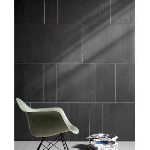 Ceralto Lazaro Mineral carrelage sol et mur - 30x30cm - 10mm - R10 - effet béton - gris foncé froid mat SW393622