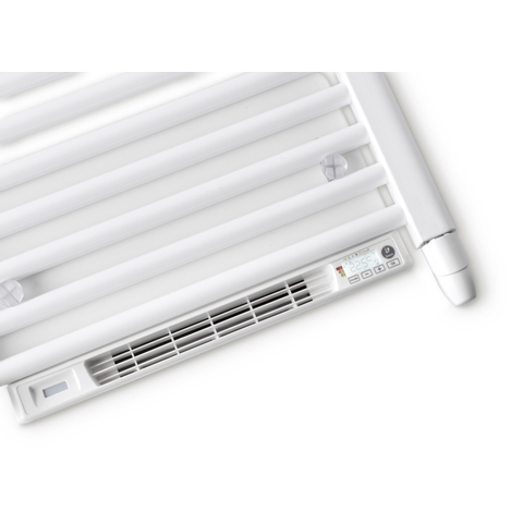 Stelrad Dahlia E-Vento radiateur électrique - 120x60cm - 1650 watts - avec soufflerie - blanc brillant SW790017