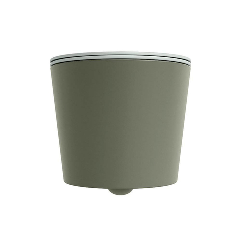 Mondiaz LAVIE WC suspendu – sans bride – 36 x 53 cm – avec abattant softclose – Army (vert), abattant Greey (vert clair/gris) SW1208670