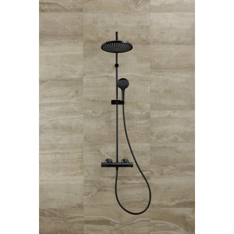 Hansgrohe Vernis Blend - 240 - 1jet - showerpipe - met thermostaat - mat zwart SW803227