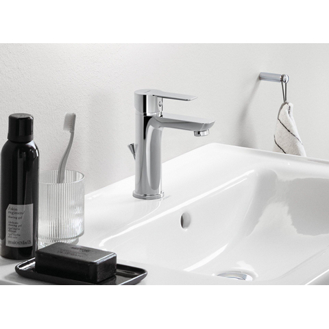 Duravit A.1 Wastafelmengkraan - met waste - m-size - hoogglans chroom SW420802