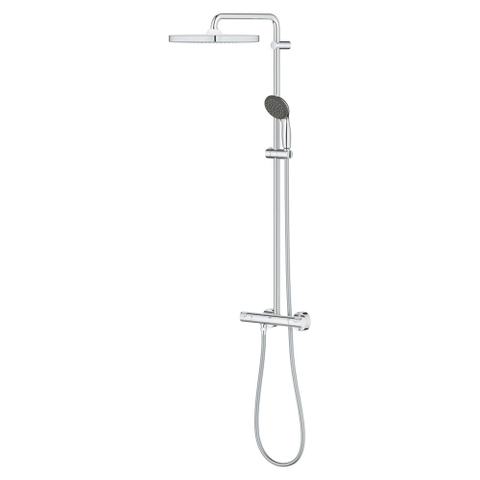 GROHE Vitalio Start doucheysteem met hoofddouche 25cm thermostatisch chroom SW568373