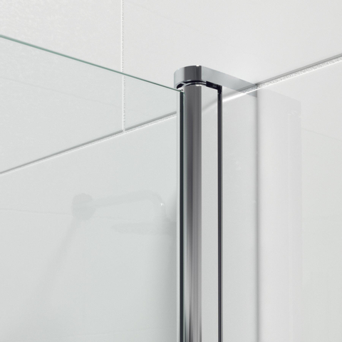 Marenza Neptune Douchecabine - 1 draaideur - Zijwand - 90x90x200cm - 6mm veiligheidsglas - anti kalk - chroom SW238231
