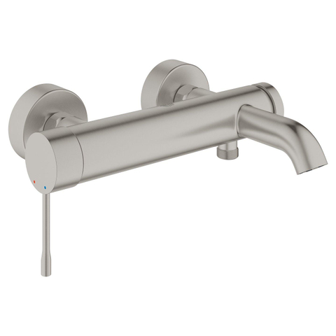 Grohe Essence Badkraan - met omstel - met koppelingen - Supersteel (RVS) SW701890