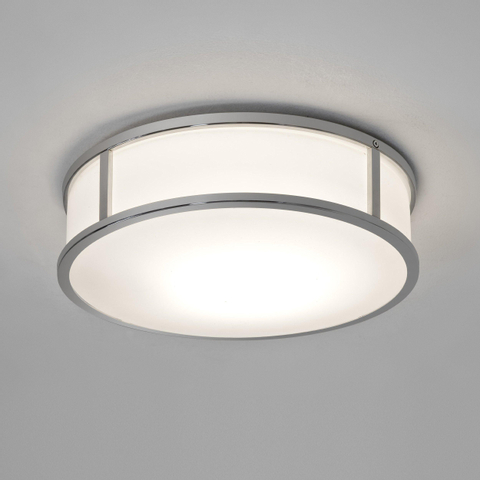 Astro Mashiko 300 Round Plafonnier 9cm IP44 culot E27 chrome SW75632