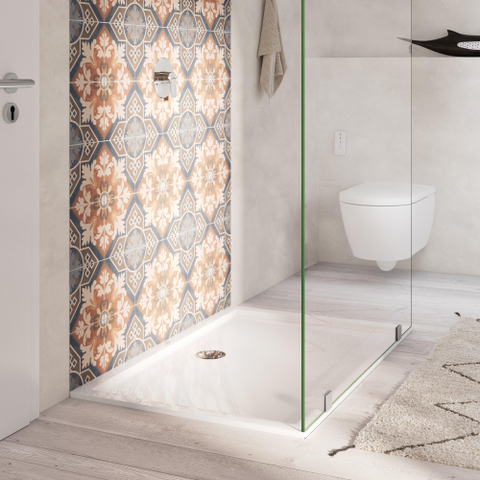 Villeroy & Boch Viconnect 2 knops bedieningsplaat - glas - Glass White (glans wit) GA40566