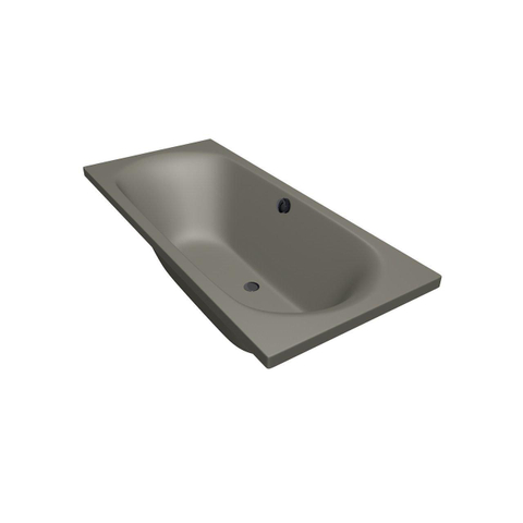 Xenz Cuba baignoire sans panneaux 180x80cm avec pieds sans vidage Acrylique Ciment mat SW103060