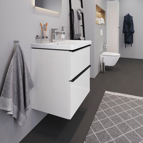 Duravit D-neo Meubelset - met wastafelonderbouwkast - met 2 laden - met softclose - 65x20x48cm - inclusief wastafel - mat wit SW641977