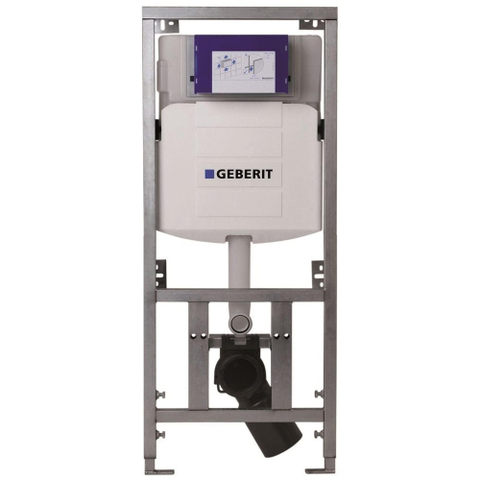 Geberit UP320 inbouwreservoir met Burda frame - frontbediening - dual flush - met Burda isolatiemat OUTLETSTORE STORE26329