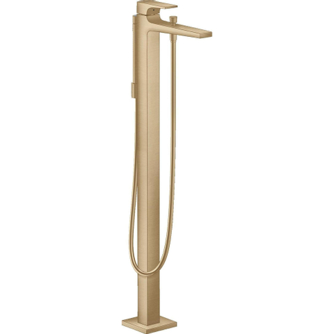 Hansgrohe Metropol Afbouwdeel - voor vrijstaande badkraan vloermontage - met omstel - met voorsprong vaste uitloop 23.5cm - geborsteld brons SW297552