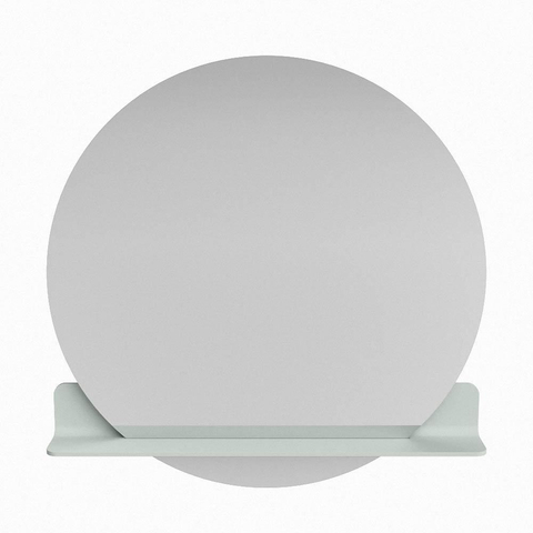Mondiaz SPOT miroir – Ø 90 cm – avec tablette – Greey (vert clair/gris) SW1235537