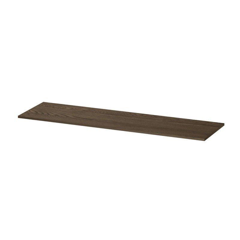 INK Topdeck Wastafelblad - 160x1.6x45cm - tbv onderkast - Eiken - Massief eiken Charcoal SW493941