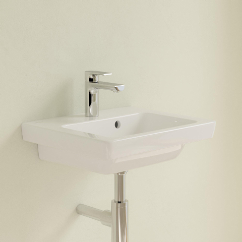Villeroy & Boch Subway 2.0 meubelfontein - 45x37cm - met overloop CeramicPlus - White Alpine (glans wit) GA67161