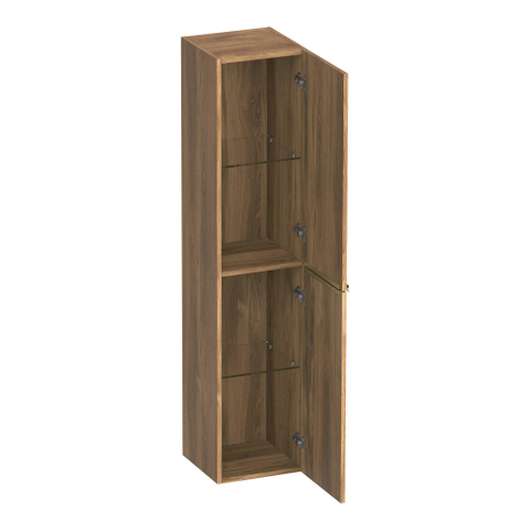 BRAUER Elevate armoire de salle de bains - 160x35x35cm - sans poignées rapportées - 2 portes - ouverture à gauche ou à droite - Honey SW1199998