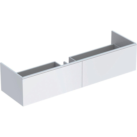 Geberit Xeno2 wastafelonderkast - 2 laden - 139.5x47cm - mat wit SW417691