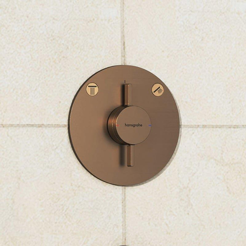 Hansgrohe DuoTurn S Inbouw mengkraan - voor 2 functies - geborsteld brons SW918587
