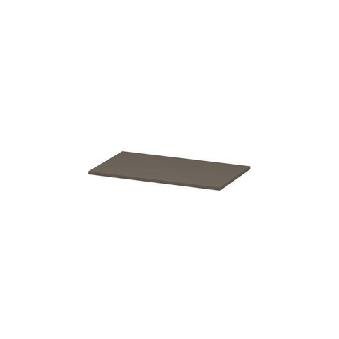 INK Topdeck Wastafelblad - 80x45x2cm - tbv onderkast - MDF lak - Mat Taupe SW352335
