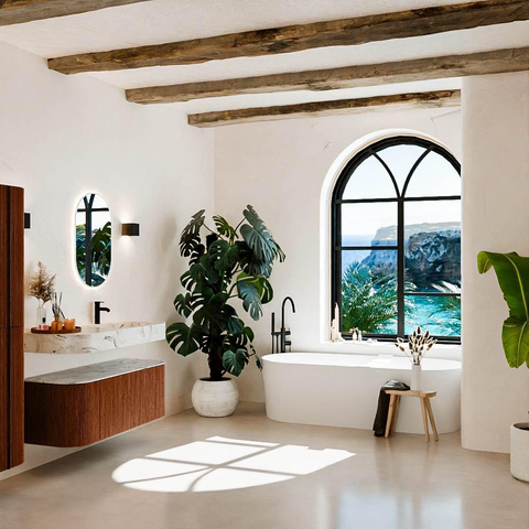 MONDIAZ THOR-DLUX 120cm meuble de salle de bains arrondi gauche + droite couleur Ruby avec 1 tiroir et 2 portes. Vasque suspendue CLOUD Droite 1 trou de robinet couleur Glace. SW1463091