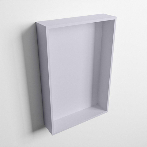 Mondiaz Easy nis 29.5x44.5x8cm voor Inbouw/opbouw 1 open vak Solid surface Cale/Cale SW643637