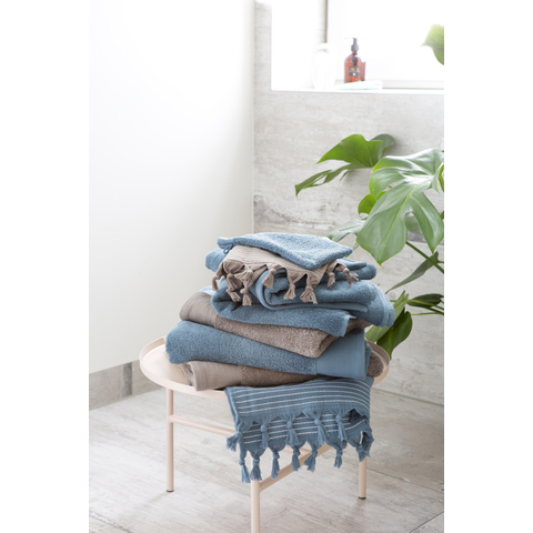 Walra Soft Cotton Washand set van 2 16x21cm 550 g/m2 Petrol OUTLETSTORE STORE32744