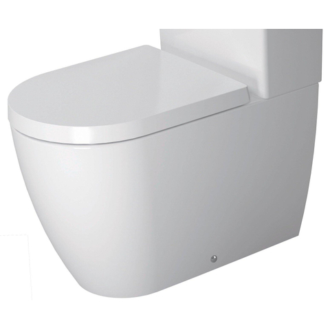 Duravit ME by Starck cuvette combinée au sol à évacuation profonde vario sans réservoir 37x65cm avec WonderGliss blanc SW84188