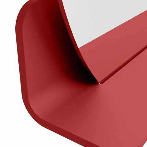 Mondiaz SPOT miroir – Ø 70 cm – avec tablette – Fire (rouge) SW1235525