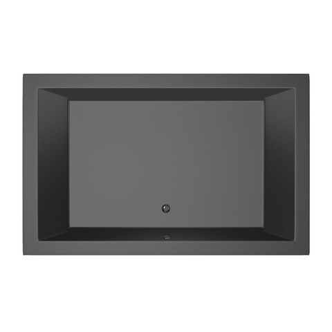Xenz Society Baignoire duo - 190x120x53 - bonde Centrale - acrylique - ebony SW103472