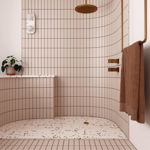 SAMPLE Terravito Nocino wandtegel - 6x18.6cm - Rose mat (roze) SW1221362