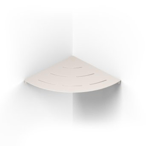 Looox Storage Collection Étagère d'angle – 30 cm – bords arrondis – blanc cassé mat SW1444030